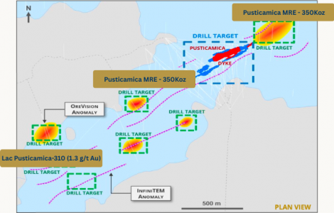 Lac Pusticamica-310 (1.3 gt Au)